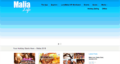 Desktop Screenshot of malialife.com